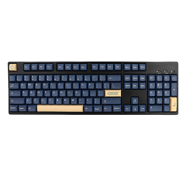 137-tasters Dye Sublimering PBT-tastaturcaps Stargaze XDA-profil for Mx Swi