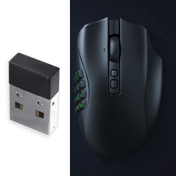 Usb trådløs dongle mottaker for Razer Naga V2 Pro mus Usb adapter