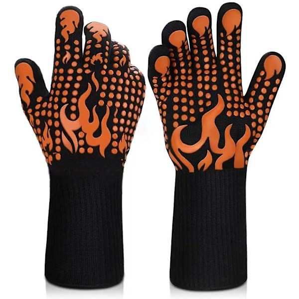 Grillhandsker, Grillhandsker Varmebestandige Ovn Handsker Op til 800°C med EN407 Certificering til