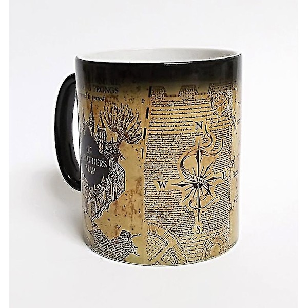 Light Magic Marauders Map 11oz Väriä Vaihtava Muki Herkkä Keraaminen Kahvi Tee Mukit Kuppi Paras Lahja Ystäville