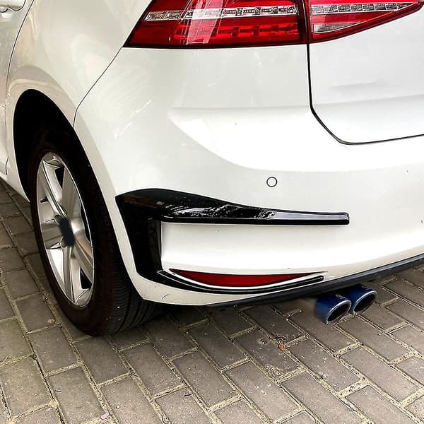 For -golf 7 Mk7 Gtd 2012-2015 Bakre Bumper Splitter Canard Tåkelys Luftventil Side Trim Deksel B