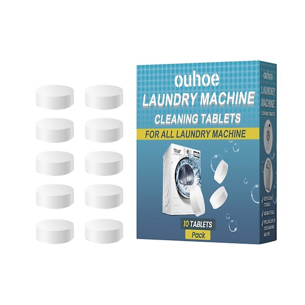 Quick Dissolving Washing Machine Cleaning Tablets  Easy To Use Formula