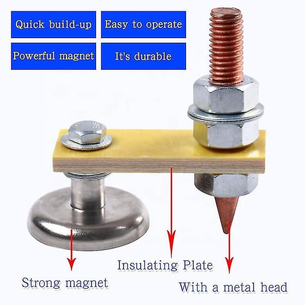 Magnetisk jordklemme til svejsning