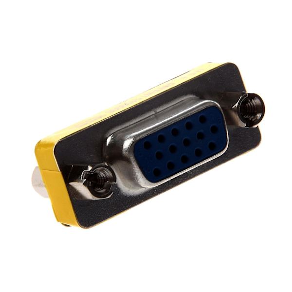 Hd15 (vga) hunn / Hd15 (vga) hunn, Vga Mini kjønnsskifter (for PC)
