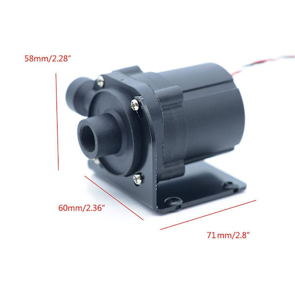 G1/4\" Ultratyst Vattenpump Set Kit För Pc Cpu Vätskekylningssystem Dator