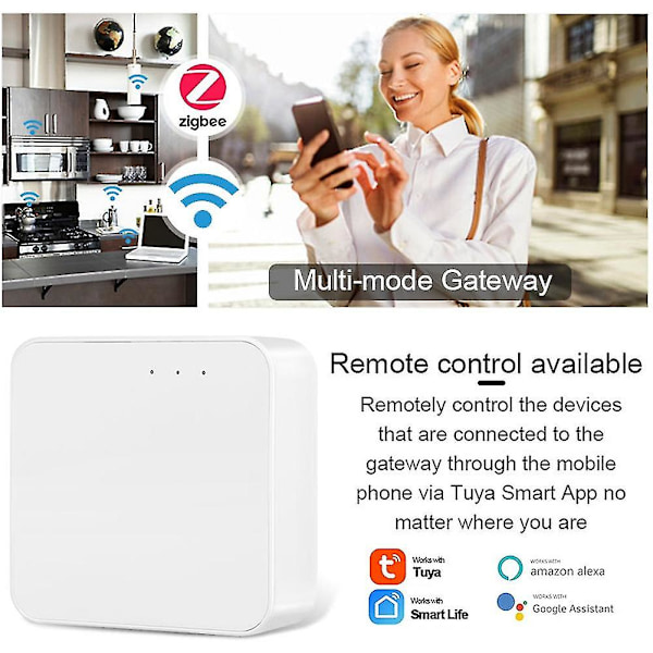 Multi-modus smart hub wifi Bluetooth Zigbee bro-kontroll for Smart Life Home