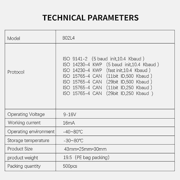 Bluetooth-kompatibel V2.0 til Android Windows Elm327 Diagnostisk værktøj Bil Obd2 Scanner Kode læser Obdii Enkelt Pcb