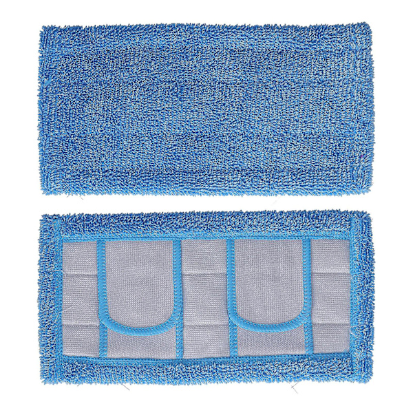 Mikrofiber Mopphode Erstatningspute - 2-pakning, Vaskbar og Gjenbrukbar for Våt og Tørr Rengjøring - Kompatibel med Swiffer Sweeper