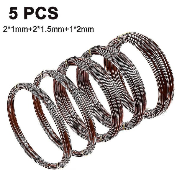 5 Pack Bonsai Wire Bonsai Tree Training Wire Crafting Diy Wire