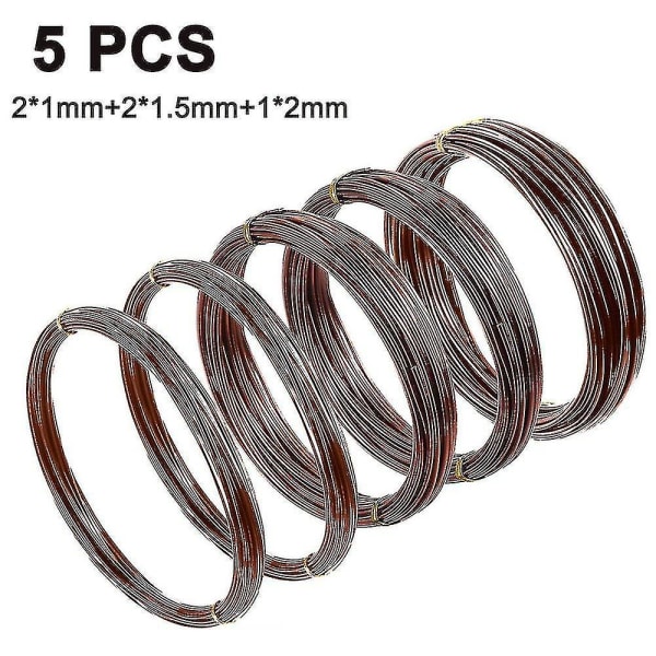 5 Pack Bonsai Wire Bonsai Tree Training Wires Crafting Diy Wires