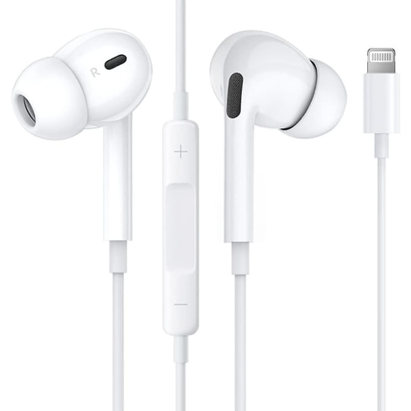 Headphones for iPhone, Headphones for iPhone 11, HiFi Stereo Wired Noise Canceling Headphones with B