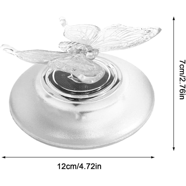 Sommerfugl-flytende bassenglys - Fargerike LED-sommerfugl- og øyenstikkerlys, utendørs flytende lampe (IP55)