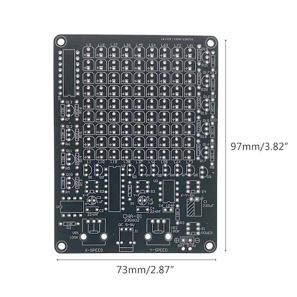 Elektronisk Terning Cha-81 Led Modul Diy [ Lodning Påkrævet ]