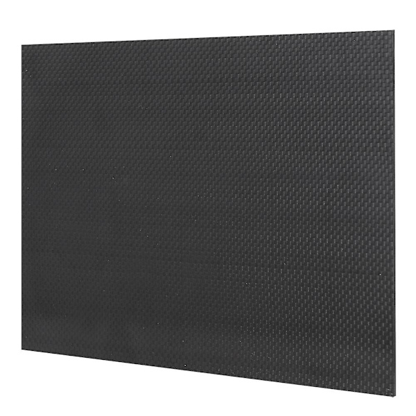 200x300x2,0 mm twill kulfiberplade med høj hårdhed og blank, blank overflade