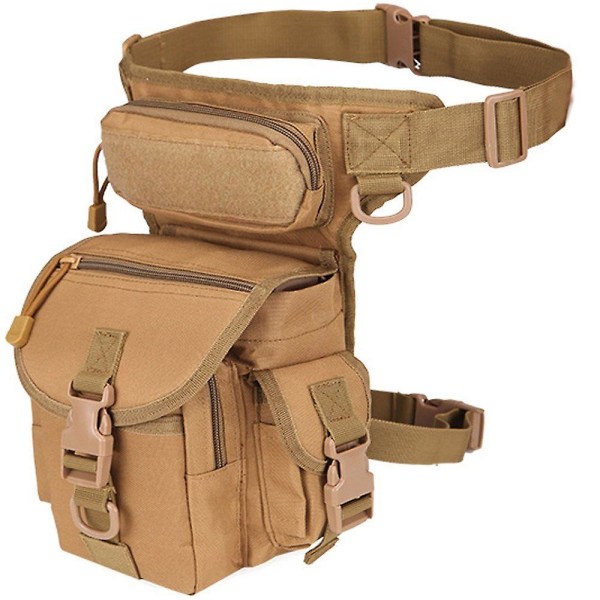 Monikäyttöinen retkeilyvyötärö Fanny Pack Tactical Military Drop Leg Bag -laukku
