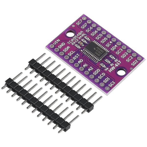 10 stk. TCA9548A I2C IIC Multiplexer Breakout Board Modul 8 Kanals Udvidelseskort til