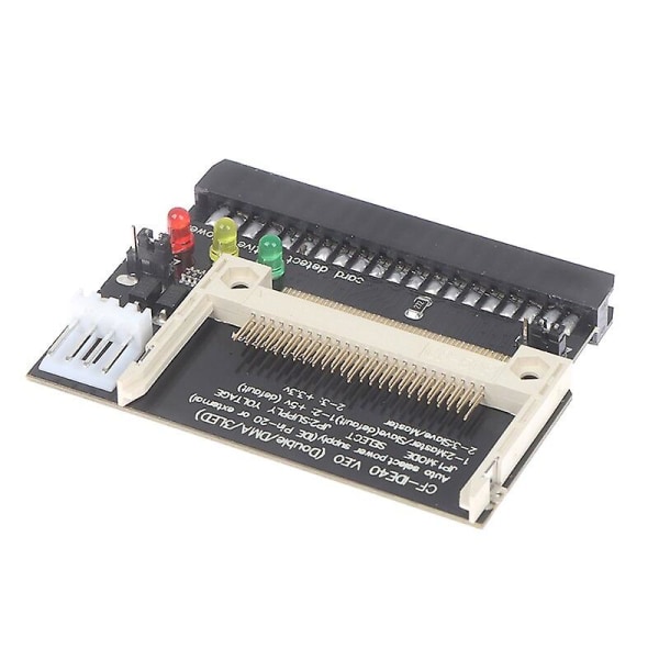 Compact Flash CF til 3,5 kvinnelig 40-pinners IDE-oppstartbart adapterkort