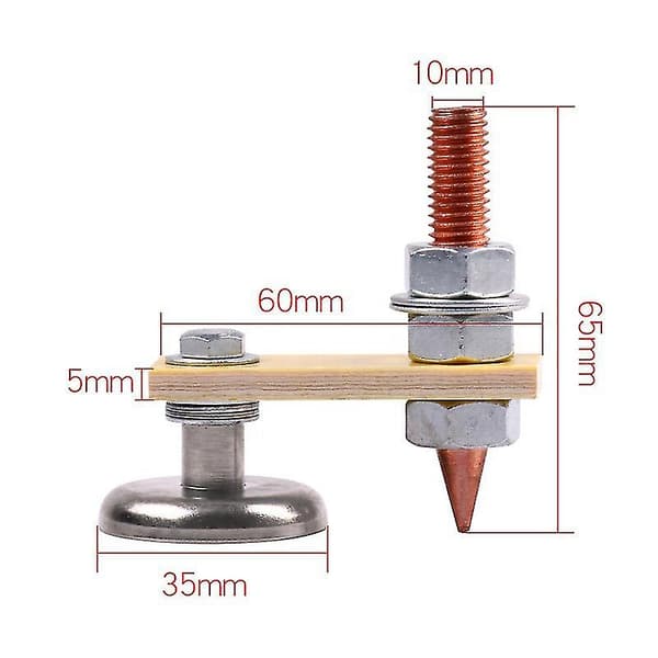 Magnetisk jordklemme til svejsning