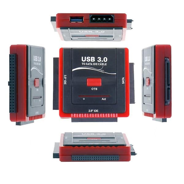 Usb3.0 til IDE/sata Tre-bruks enkel å kjøre kabel harddiskadapterkabel