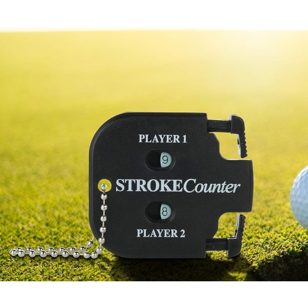 2 stk Golf Score tæller, Håndholdt Tally Counter, Portable Shot Stroke Number Counter Clicker For Golf Game Scorekeeper Mekanisk Digital Scoreboard