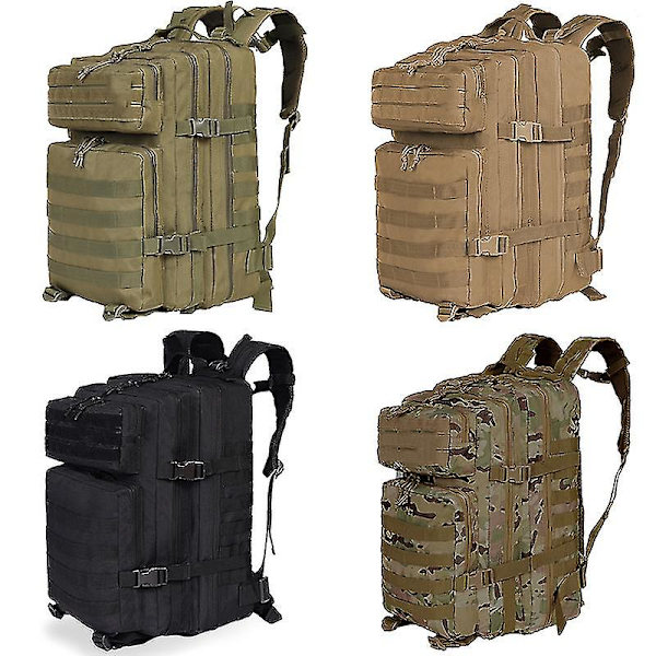 Lawaia Military-reput 50l tai 30l 1000d Nylon vedenpitävä reppu Ulkoilma taktinen reppu Leirintä Metsästysreppu Laukku