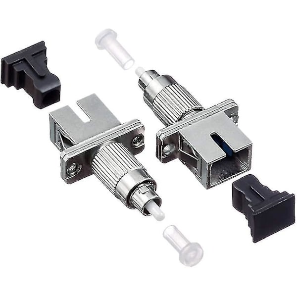 Enkeltmodus 9/125um Fc/upc Hann til Sc/upc Hunn Hybrid Optisk Fiberadapter Kontaktstykkerlivery2pcs