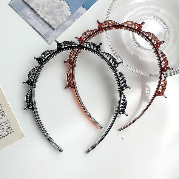 2 Hårklipp Hodebånd, Vridde Og Klipp Hodebånd, Hårklipp Hodebånd, Armbåndsklipp Og Flere Lag Med Uthulede Artefakter