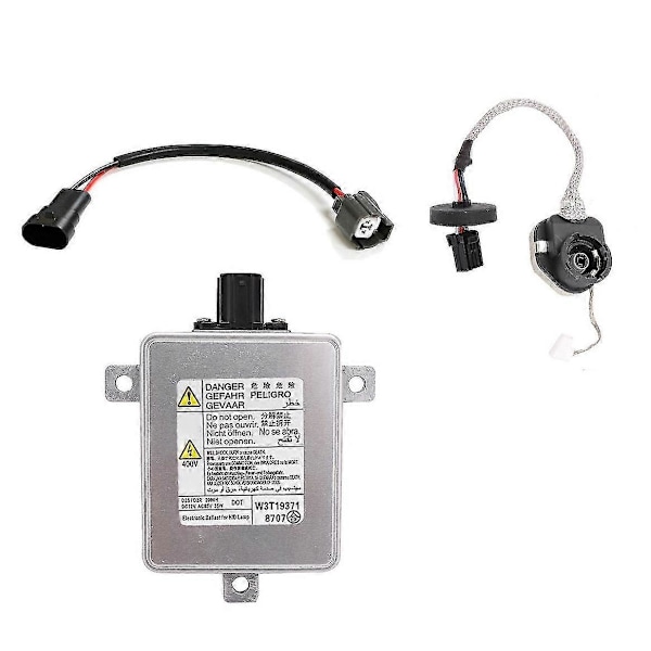 Xenon HID-strålkastare Ballast med Tändare och Strömkabel för 2006-2014 Acura 2004-2014 Honda 2007-2014 Mazda 2 för W3T19371 W3T15671 W3T16271 W3T20971