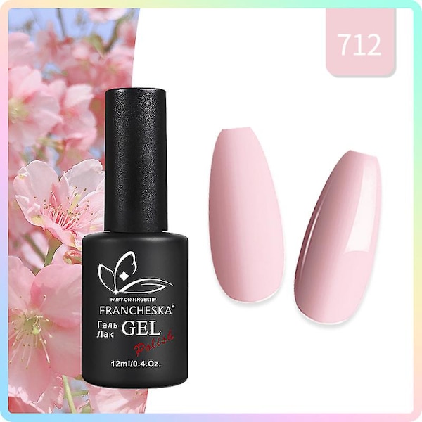 12ml Nagelgel 12 Färger Semipermanent Gellack UV LED Nagelgellack Sommaruppfriskande