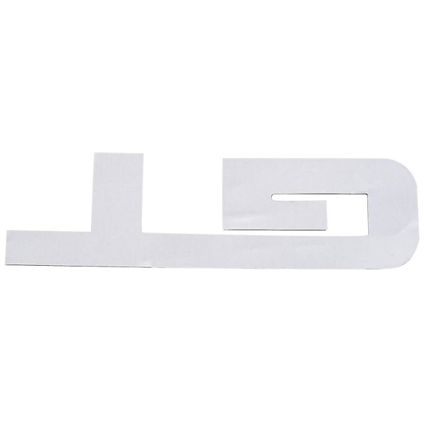 3D Gt Logo Bilsticker Mode Bilsticker til Focus 1 2 3 7 Mondeo Bilstil Sølv