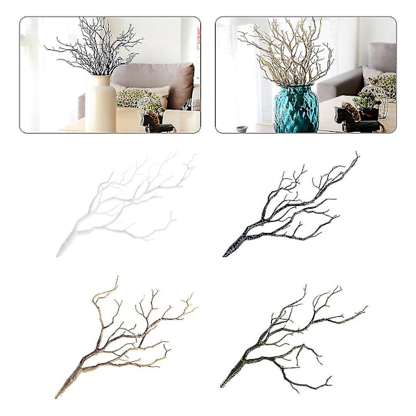 Kunstig tre gren falsk løvverk plante tre grener skyting rekvisitter