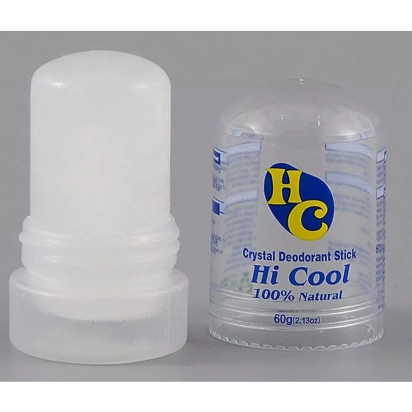 60g Pure Natural Antiperspirant Deodorants Stick Antiperspirants Alunakristalli deodoranttipuikko hikihajun poistamiseen kainaloista