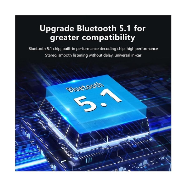 Usb Bluetooth 5.1 Adapter Trådlös Usb Bluetooth-mottagare Usb-ljudsändare Bil Bluetooth-adapter
