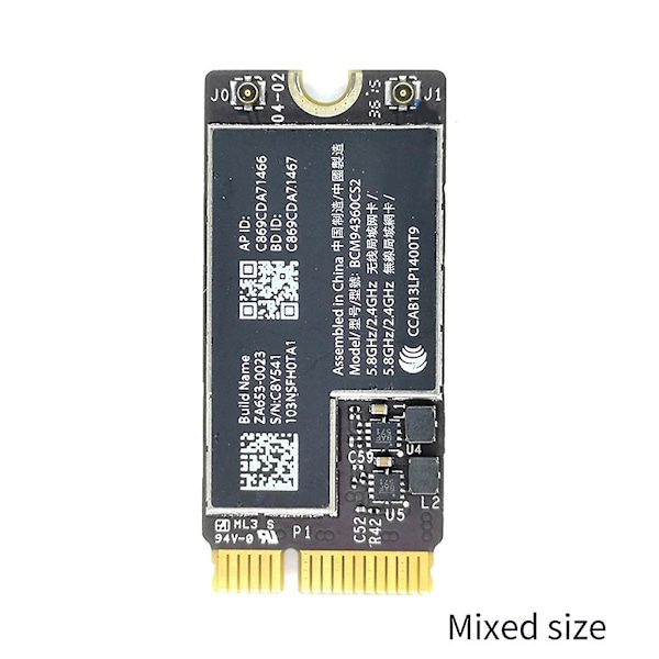 Bcm94360cs2 Bluetooth-kompatibel 4.0 Wifi Airport-kort til Book Air A1466 A1465