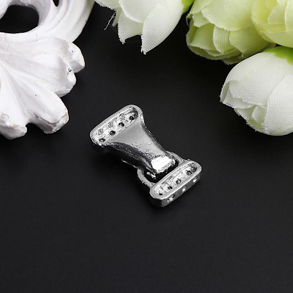 5 stk/sett 24x14mm magnetiske smykkelåser 3 tråder for strass smykker tilbehør