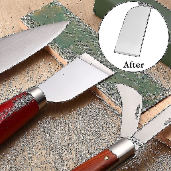 2 stk. i alt 9,8 oz læder strop poleringsmiddel rustfrit stål polering
