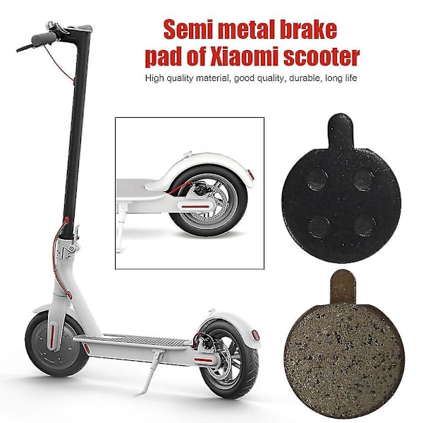 2 par elektriske scooter skivebremseklodser til Xiaomi M365 Pro kick scooter reservedele friktionsplader