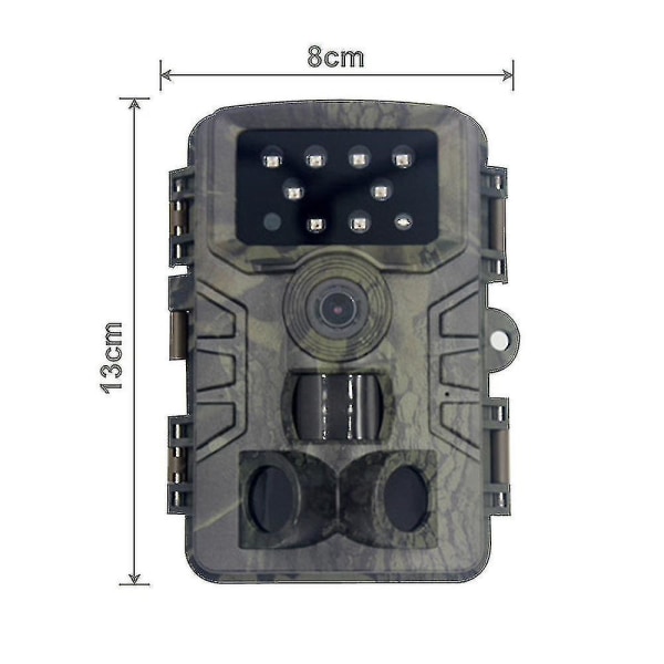 Trail Camera Jagtkamera med vidvinkelbevægelse Seneste sensorvisning Trigger Time Trail Game Camera