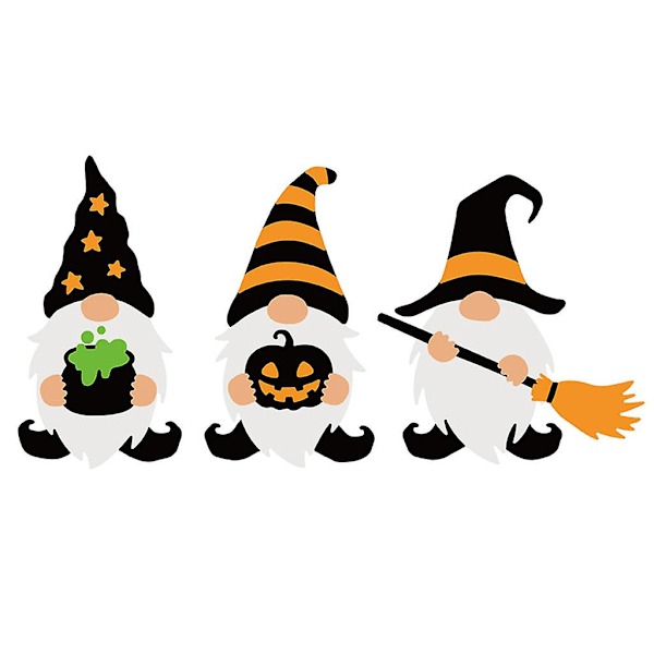 Gnomish Halloween Clear Stamps Carbon Steel Trykkeskærende Stålskæremould