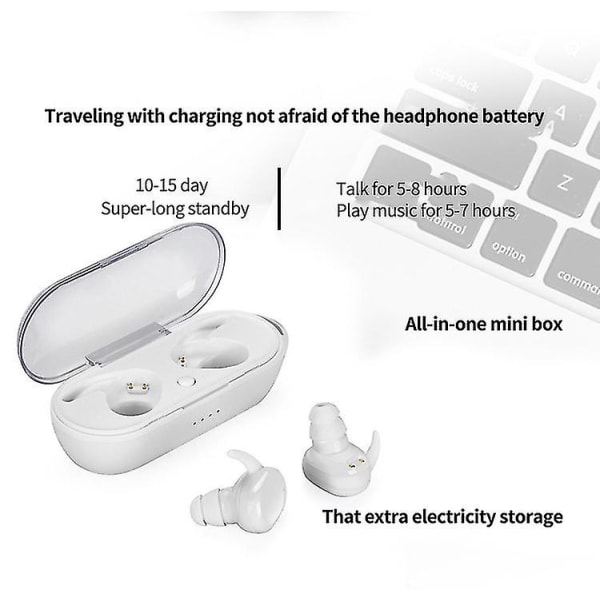 Bluetooth Headset Hörlurar In-ear Mini Touch För Ios Android-telefon