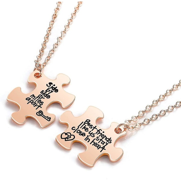 Puzzle Necklace Alloy Best Friends Necklaces For Couples