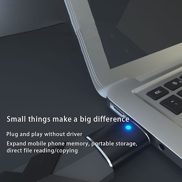 Typ-c hona till USB 3.0 hane kontaktkonverterare för mobiltelefon surfplatta bärbar dator