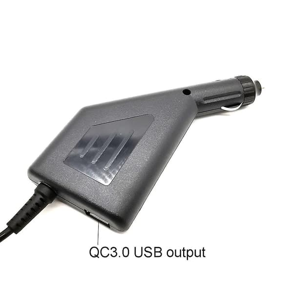 Billadapter til bil, strømforsyning, 5,5x2,5 mm, USB, 4,5 A, 16 V, til bærbar computer og telefon