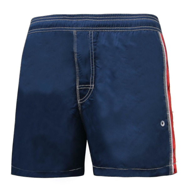 Mens Kube Swimming Shorts 14" Beach Trunks Navy Ms4396