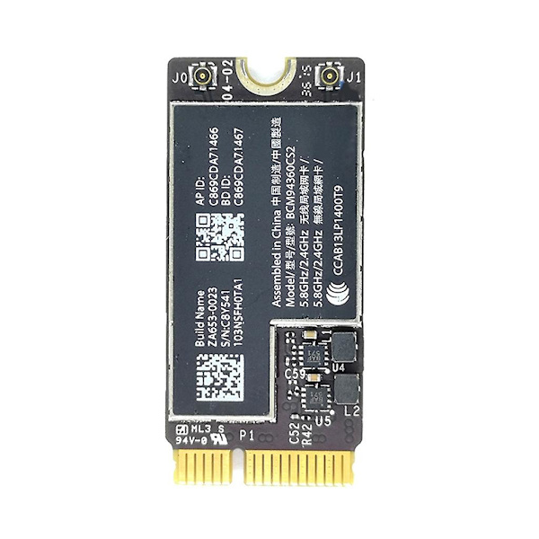Bcm94360cs2 Bluetooth-kompatibel 4.0 Wifi Airport-kort til Book Air A1466 A1465