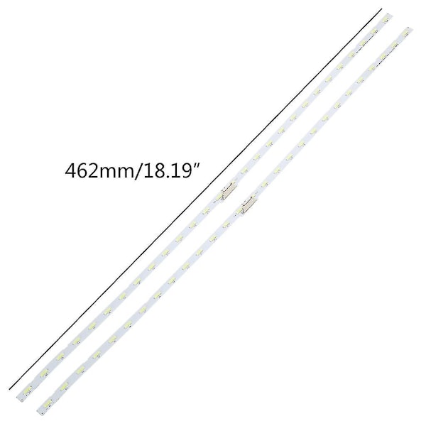 2 stk. LED-baggrundsbelysningsstrimler til Ua43nu7100 Ue43nu7092 Ue43ru7400 LED-bjælker 462mm