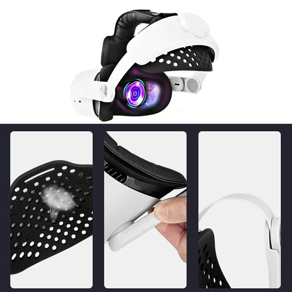 Oppgradering for hodebånd Elite Strap-erstatning Vr-tilbehør kompatibel for W/