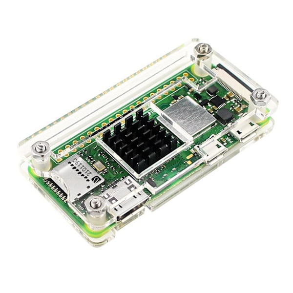 Til Raspberry Pi Zero 2 Til W Akryl Til Etui Transparent Til Skal Med Alumin