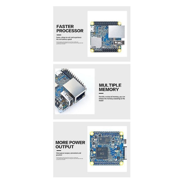 Til Nanopi Neo V1.4 Udviklingskort+varmeafleder+-usb-kabel Allwinger H3 Core 512mb Ram Openwrt/ Mod