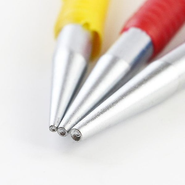 Stans av 3 spikar Metallspikar Punktmarkering Färgkod Set med 0,8/1,6/2,4 mm Jiujiuso